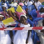 Świadectwa dzieci z Sudanu Płd. przed Papieżem