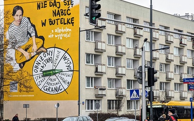 Akcji towarzyszy wielkoformatowy mural przy skrzyżowaniu al. Jana Pawła II z ul. Anielewicza.