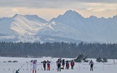 Na nartach wokół lotniska