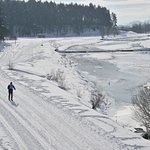 Na nartach wokół lotniska