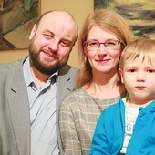 Edyta Pać i jej mąż Tomasz z najmłodszym synem. To m.in. z ich inicjatywy powstało lubelskie koło ZDR.