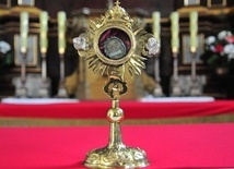 Relikwie św. Walentego w kościele św. Mikołaja w Lublinie.
