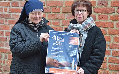 – Każde życie jest Bożym darem dla świata i znakiem Bożej miłości – podkreślają s. Katarzyna (z lewej) i Elżbieta Banaszkiewicz.