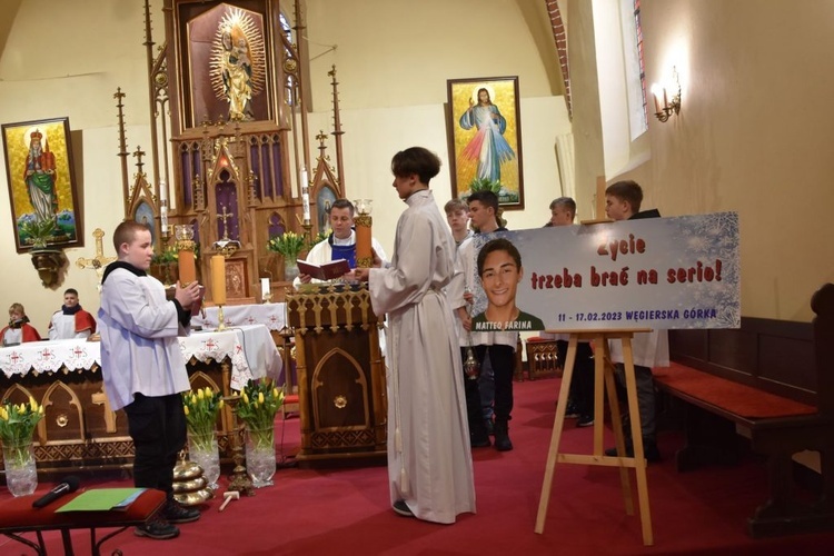 Pierwsze dni zimowiska z ks. Marcinem Zawadą