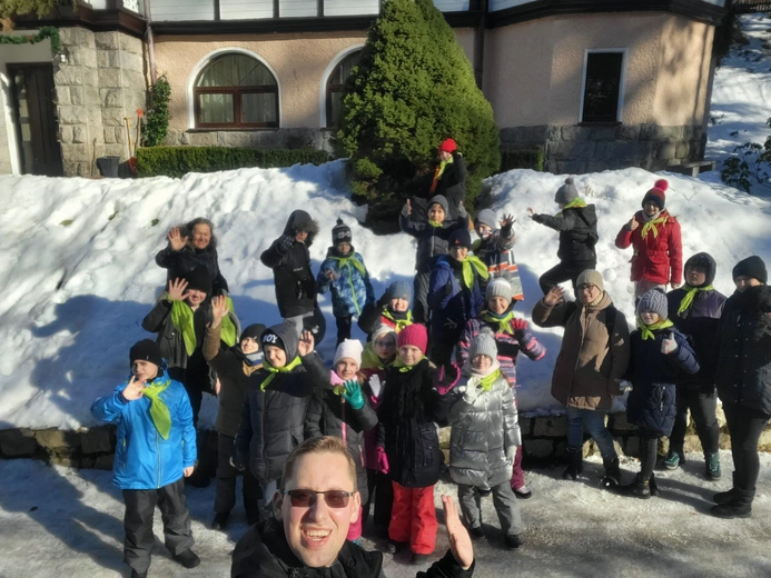 Dzieci z oazy w Szklarskiej Porębie na feriach