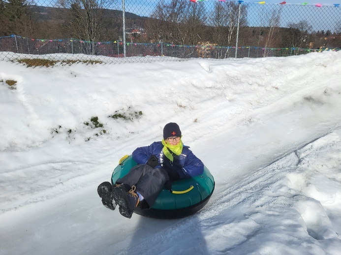 Dzieci z oazy w Szklarskiej Porębie na feriach