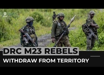 M23 rebels pledge to withdraw from eastern DRC town