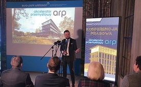 ▲	Prezes Agencji Rozwoju Przemysłu Łukasz Gałczyński postawił miasto za wzór zrównoważonego rozwoju.