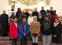 ▲	Kubańscy pielgrzymi w parafii Dobrego Pasterza.