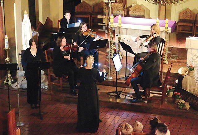 Koncert w kościele Trójcy Świętej w Elblągu. 