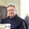 Franciszkanin na spotkaniu w Brzesku.