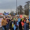 Mikołów. Protest przeciwko budowie Kolei Dużych Prędkości