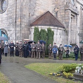 Modlitwie przy pomniku św. Jana Pawła II przewodniczył bp Marek Solarczyk.