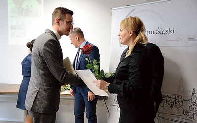 ▲	Laureaci zostali uhonorowani 27 marca w Instytucie Śląskim w Opolu.
