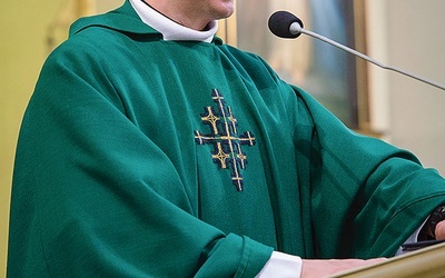 Ks. Mateusz w 2017 r.  w parafii św. Józefa  w Rudzie Śl.