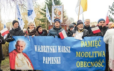 Ulicami Wałbrzycha przeszedł I Marsz Papieski. 