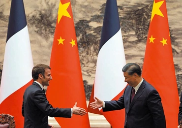Emmanuel Macron i Xi Jinping.