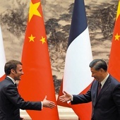 Emmanuel Macron i Xi Jinping.