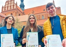 	Olimpijczycy: Wojciech Kania, Weronika Pajor i Dominika Materowska.