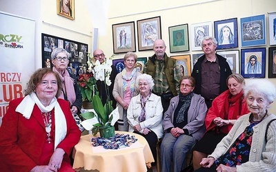 Członkowie TKS w sali KIK-u.