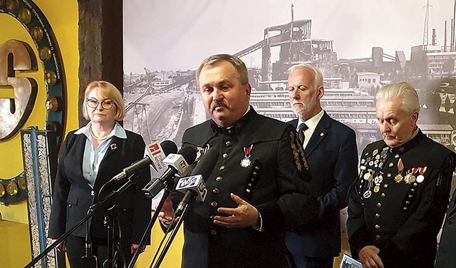 Podczas konferencji prasowej w Muzeum Polskiego Przemysłu Siarkowego poświęconej programowi jubileuszu.