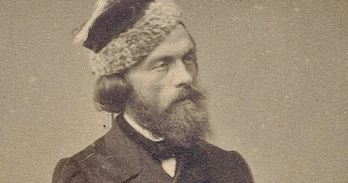 Portret C.K. Norwida. Zdjęcie wykonał  François Joseph Delintraz ok. 1861 r.