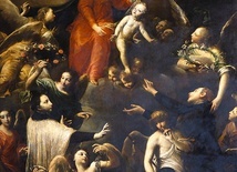 Giuseppe Maria Crespi
MADONNA Z DZIECIĄTKIEM ORAZ ŚWIĘTYMI ALOJZYM GONZAGĄ  I STANISŁAWEM KOSTKĄ
olej na płótnie, ok. 1730 – ok. 1740
Galeria Narodowa, Parma