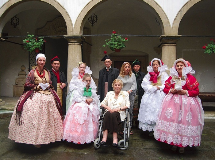 Księżna Renata Habsburg podczas ostatniego pobytu w Żywcu  w 2014 roku.