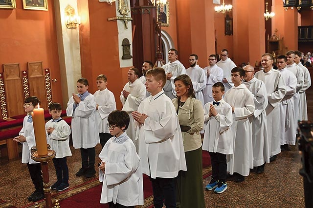 Przyjęcie posługi w konkatedrze w Zielonej Górze.