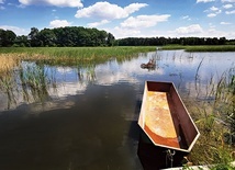 Błotnica Mała – jeden z hodowlanych stawów.