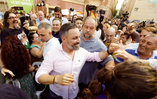 Santiago Abascal, lider partii Vox.