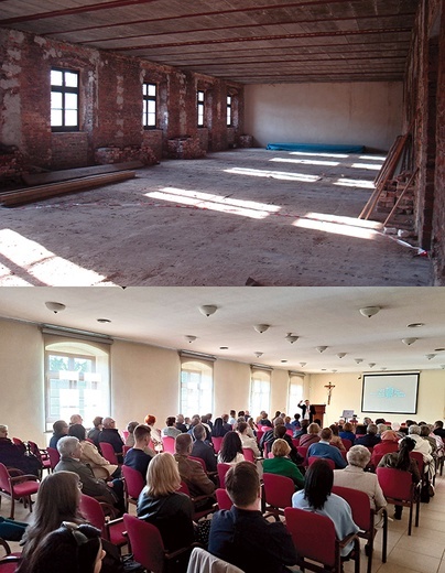 Stan przed i po remoncie.