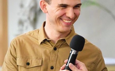 ▲	Marcin Zieliński w zeszłym roku w zielonogórskiej parafii pw. Ducha Świętego prowadził warsztaty.