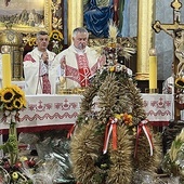 	Dożynkowa Msza św. w istebniańskim kościele Dobrego Pasterza.