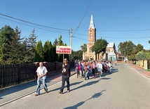 Pielgrzymi z Połańca mieli do pokonania blisko 30 km. 