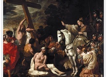 Gérard Douffet
Odnalezienie drzewa Krzyża Świętego 
olej na płótnie, 1624
Stara Pinakoteka,  Monachium
