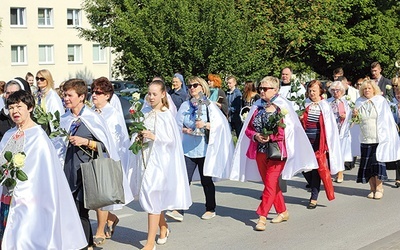 ▲	Podczas drogi, wędrując z relikwiami świętych i błogosławionych, będziemy rozważać tajemnice radosne Różańca.