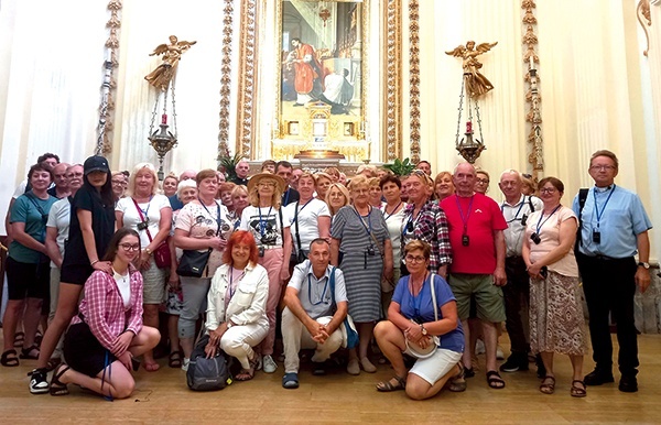 W kaplicy cudu eucharystycznego w kościele św. Krystyny w Bolsenie.