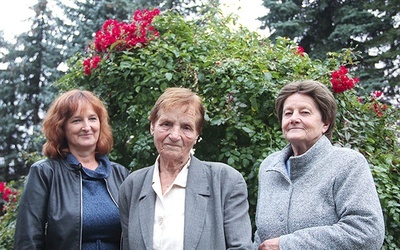 ▲	Od prawej: Maria Kopala, Stanisława Wytrwał i Jolanta Wolicka. 