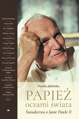 Monika Jabłońska Papież oczami świata. Świadectwa o Janie Pawle II Wydawnictwo AAKraków 2023 ss. 384