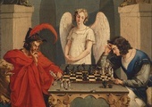 Moritz Retzsch, Szachiści, olej na płótnie, 1831, kolekcja prywatna