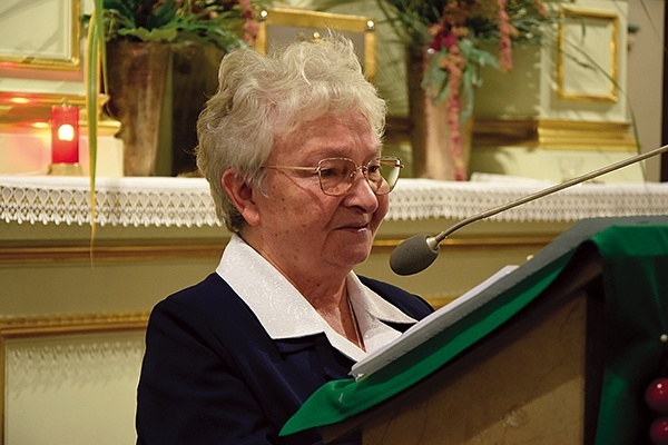 W parafii św. Stanisława o rodzinie Ulmów opowiadała s. Maria. 