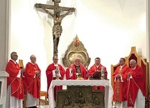  Eucharystię koncelebrowali kapelani szpitalni naszej diecezji.