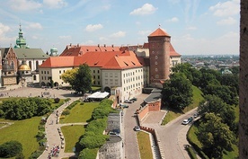 Wawel – jeden  z najbardziej znanych zabytków Krakowa.