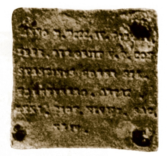 Inskrypcje z krypty cystersów: Konstanty Gober (1804).