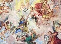 Fresk F.A. Sebastiniego „Mistyczne zaślubiny św. Katarzyny Aleksandryjskiej z Chrystusem”.