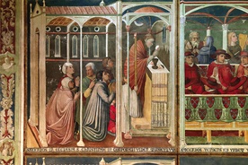 Cud w Bolsenie przedstawiony na fresku w katedrze pw. Wniebowzięcia Najświętszej Maryi Panny w Orvieto, gdzie przechowywane są relikwie związane z tym wydarzeniem.