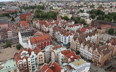 	Widok na ulice Stary Rynek, Studzienna, Garbary.