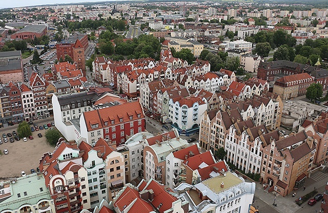 	Widok na ulice Stary Rynek, Studzienna, Garbary.