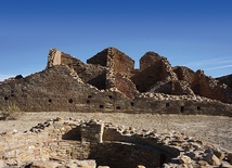 Najstarsze ślady obecności człowieka w Kanionie Chaco sięgają 7 tysięcy lat. 